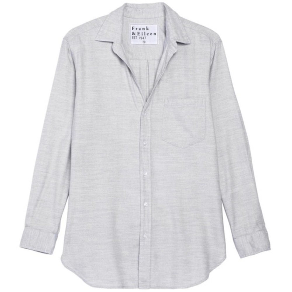 Frank & Eileen Size XXS • Gray Eileen Button Long Sleeve Shirt Flannel Soft.